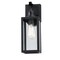 Westinghouse Fixture Wall Outdoor 60W Motion Sensor Victoria, Matte Black Clear Glass 6122600 - alternate 4